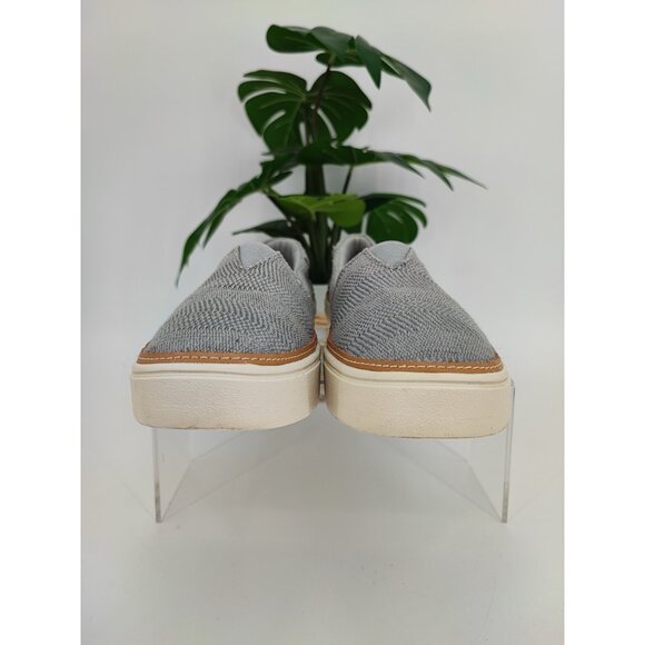 Toms Women's Parker Slip On Gray Canvas Casual Sneakers Size 8.5 US - Picture 2 of 9